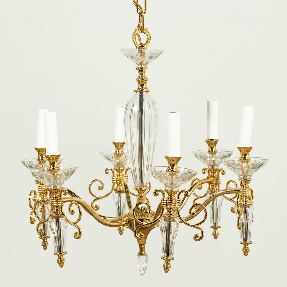 WATERFORD CRYSTAL "CARINA" SIX-LIGHT CHANDELIER (1 of 4)