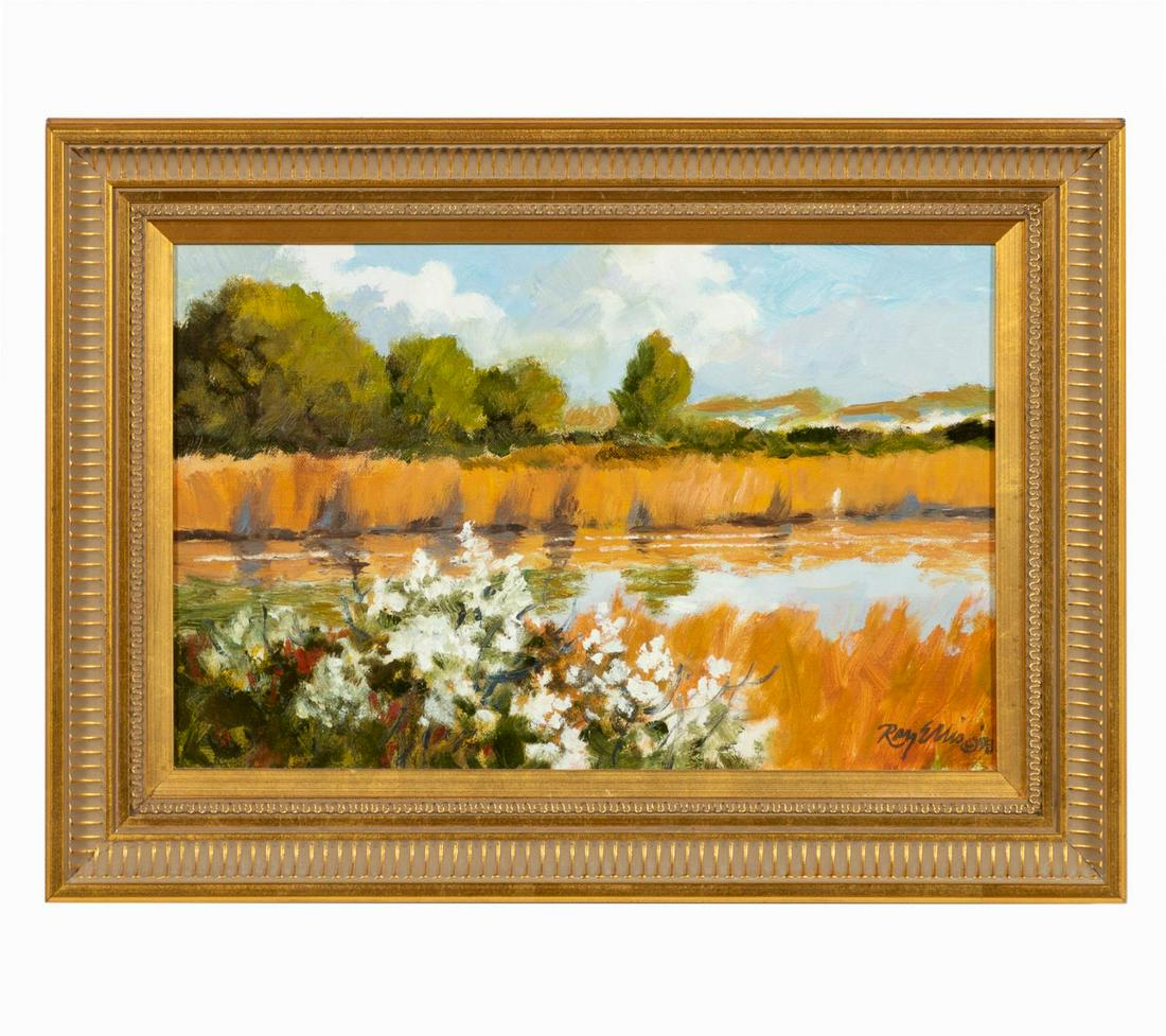 RAY ELLIS, LOWCOUNTRY MARSH OIL. FRAMED 1998 (1 of 4)