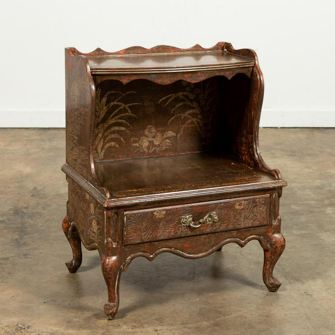 MAX KUEHN, NEO-ROCOCO GILT FLORAL SIDE TABLE (1 of 8)
