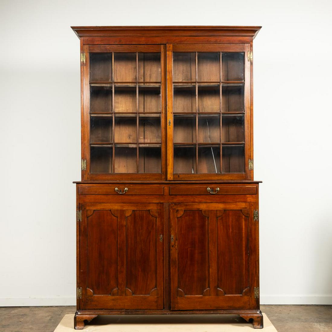 19TH C. AMERICAN TWO-DOOR CHERRY CABINET (1 of 6)