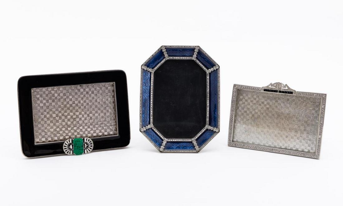 3 KENNETH JAY LANE BEJEWELED PICTURE FRAMES (1 of 8)
