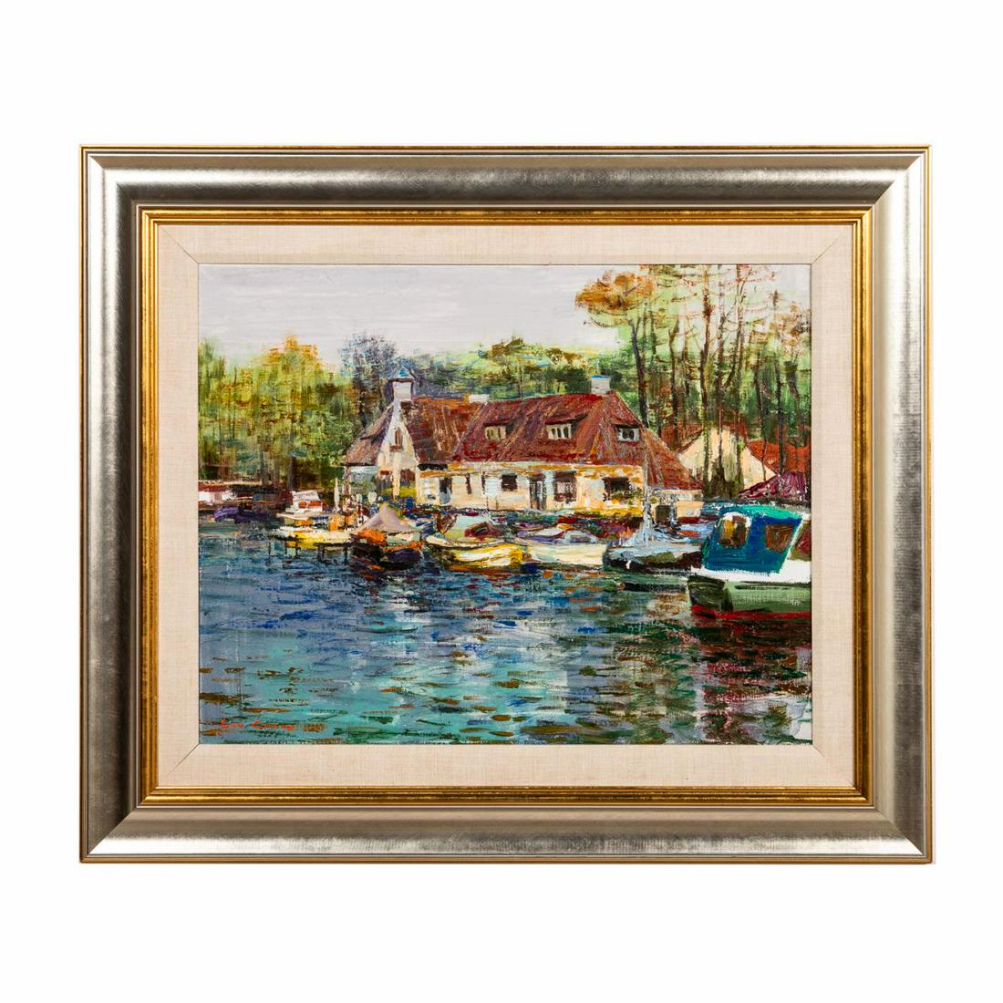 LAU CHUN, DUTCH LANDSCAPE, OIL ON CANVAS (1 of 5)