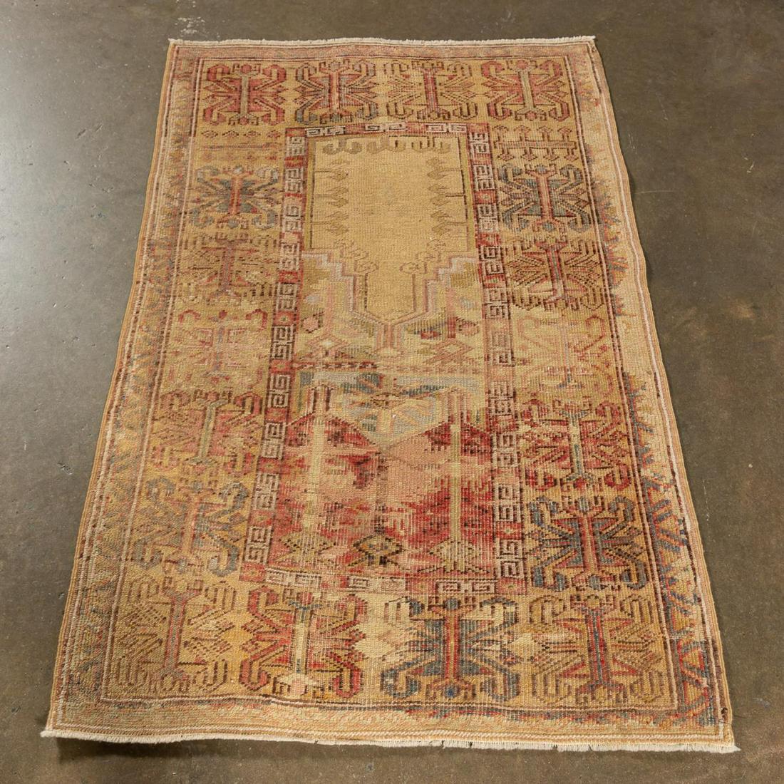 HAND WOVEN SMALL MILAS RUG, 3' X 4'7" (1 of 4)