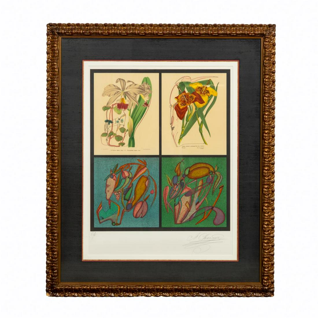 MIHAIL CHEMIAKIN, MODERN FRUITS AND FLOWERS, LITHO (1 of 6)