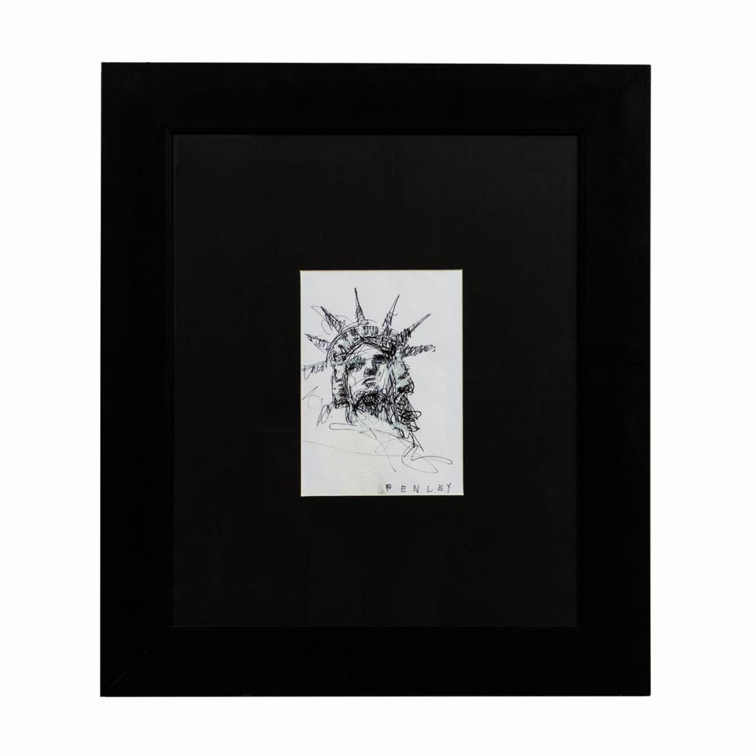 STEVE PENLEY, STATUE OF LIBERTY, MIXED MEDIA (1 of 2)