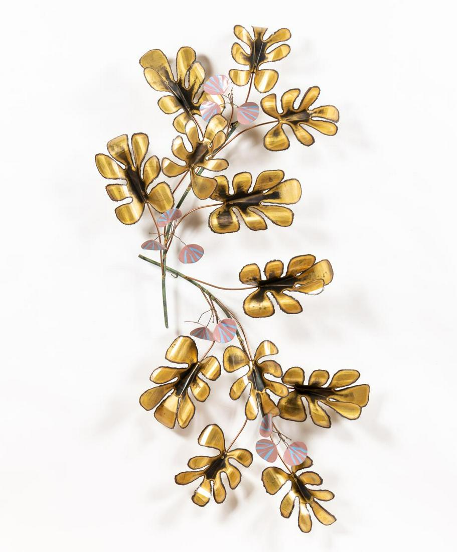 C. JERE MIXED METAL & PAINTED BRANCH SCULPTURE (1 of 6)