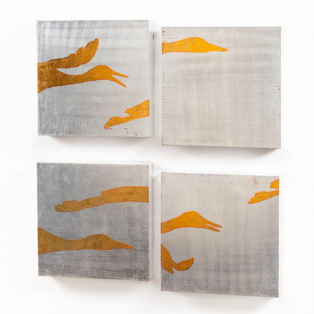 THOMAS SWANSTON, FOUR PAINTINGS ON PANELS, 2009 (1 of 7)