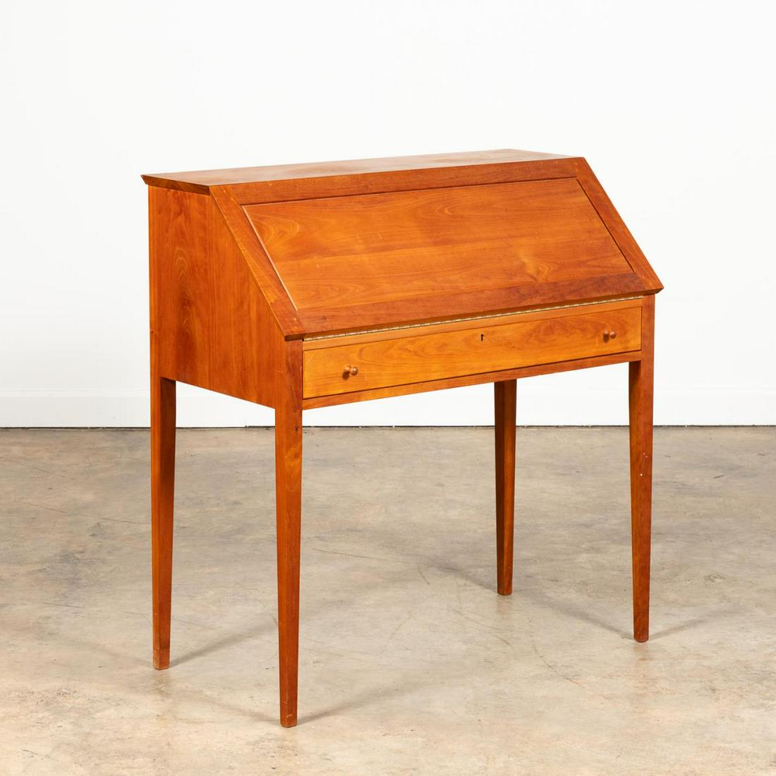 THOMAS MOSER BENCHMADE CHERRY SLANT FRONT DESK (1 of 6)