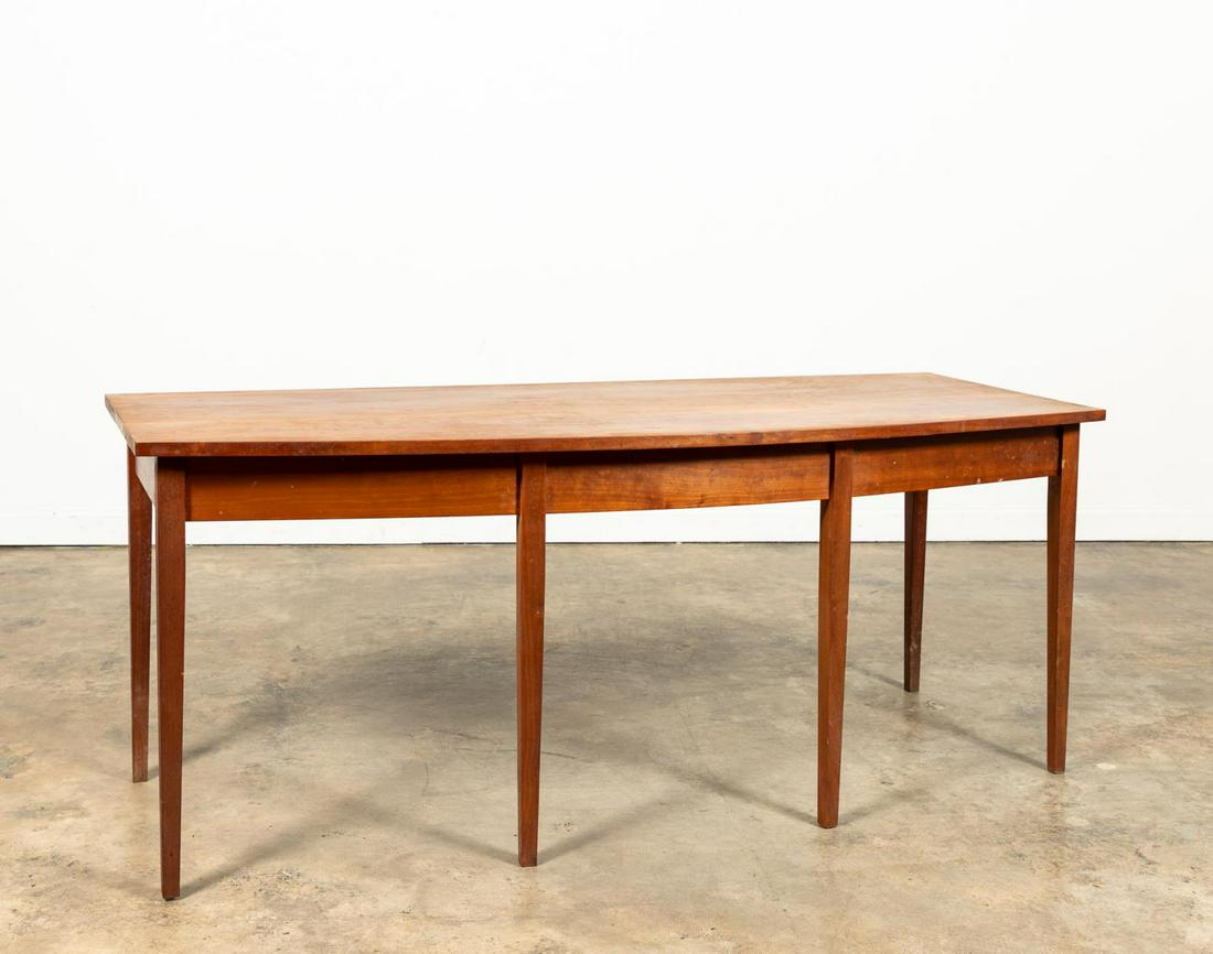 BENCHMADE SHAKER-STYLE BOWFRONT CHERRY DESK (1 of 6)