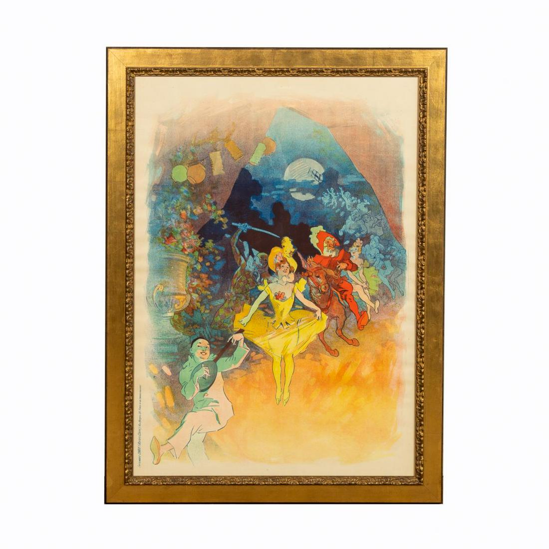 JULES CHERET, "MUSEE GREVIN" ADVERTISING POSTER (1 of 4)