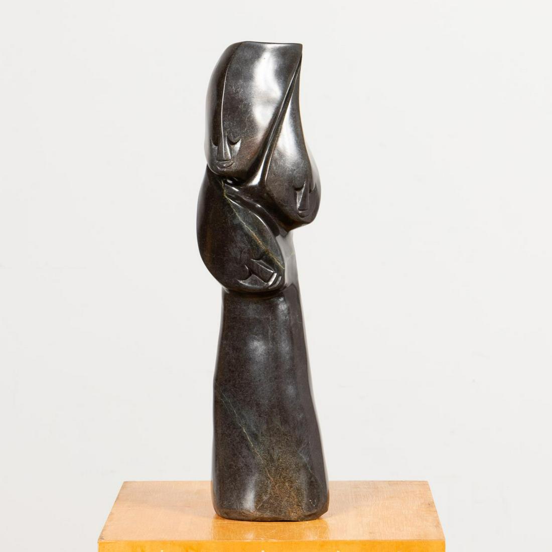 PETER MREWA AFRICAN SHONA SCULPTURE, PEDESTAL (1 of 7)
