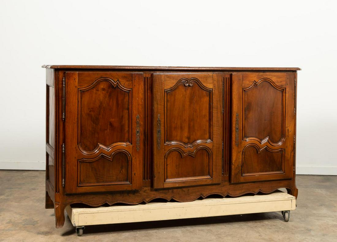 19TH C. LOUIS XV-STYLE THREE-DOOR BUFFET (1 of 7)