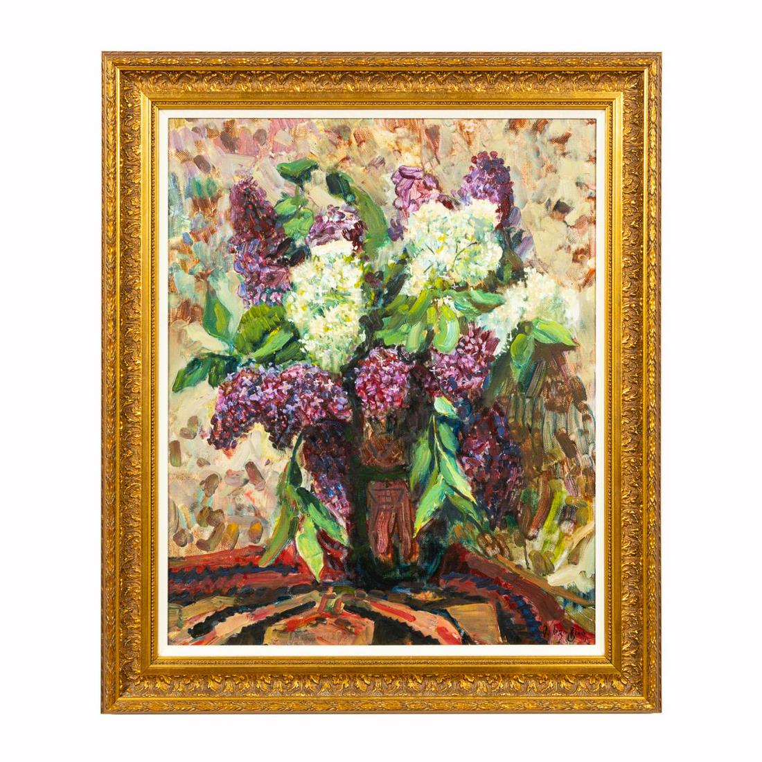 IMPRESSIONIST FLORAL STILL LIFE, HYDRANGEA, 1993 (1 of 5)