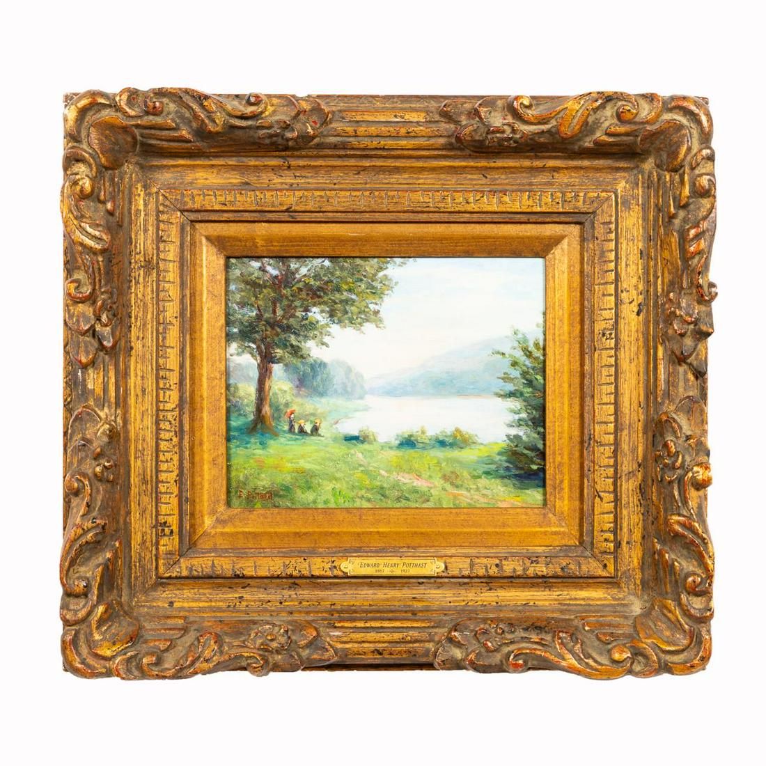 MANNER OF EDWARD POTTHAST, HUDSON RIVER SCENE (1 of 4)