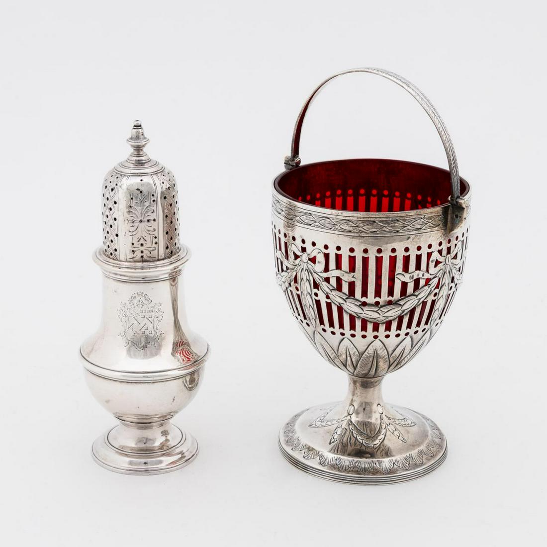 GROUPING OF ENGLISH GEORGIAN SILVER TABLEWARE, 2PC (1 of 9)