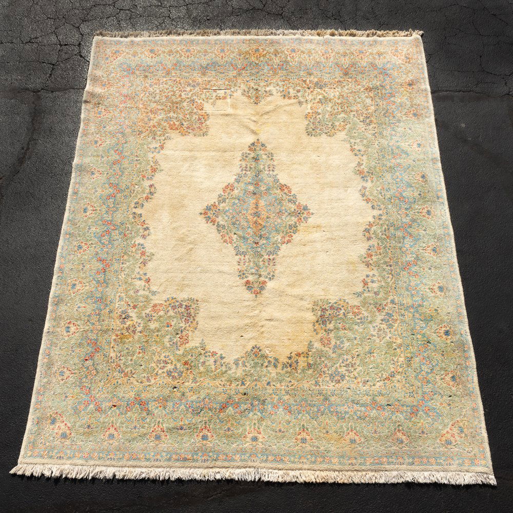 PERSIAN HAND WOVEN KERMAN, 8'10" X 12' (1 of 6)