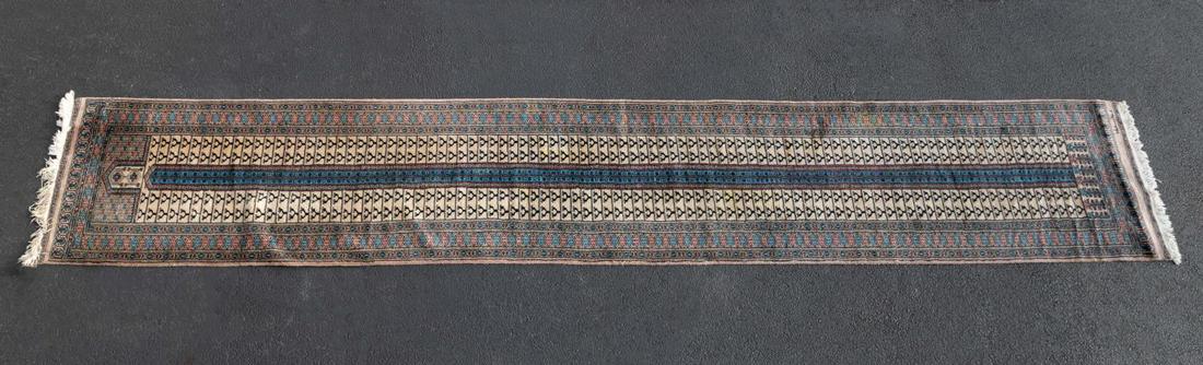 HAND WOVEN BOKHARA RUNNER RUG, 2'8" X 16'8" (1 of 4)