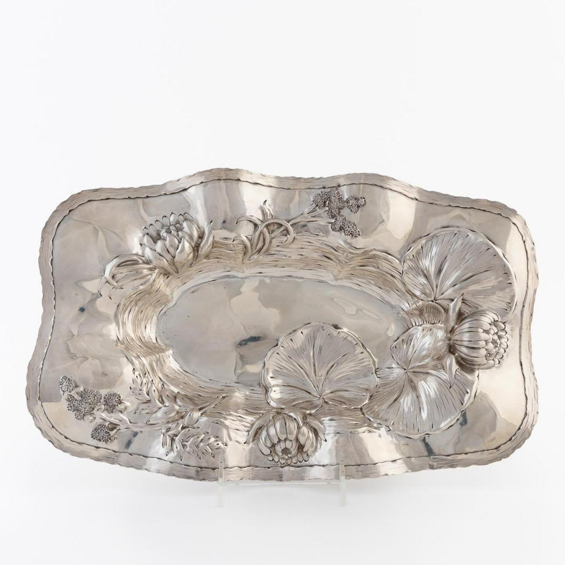 BARBOUR STERLING ART NOUVEAU LILY PAD BOWL (1 of 7)