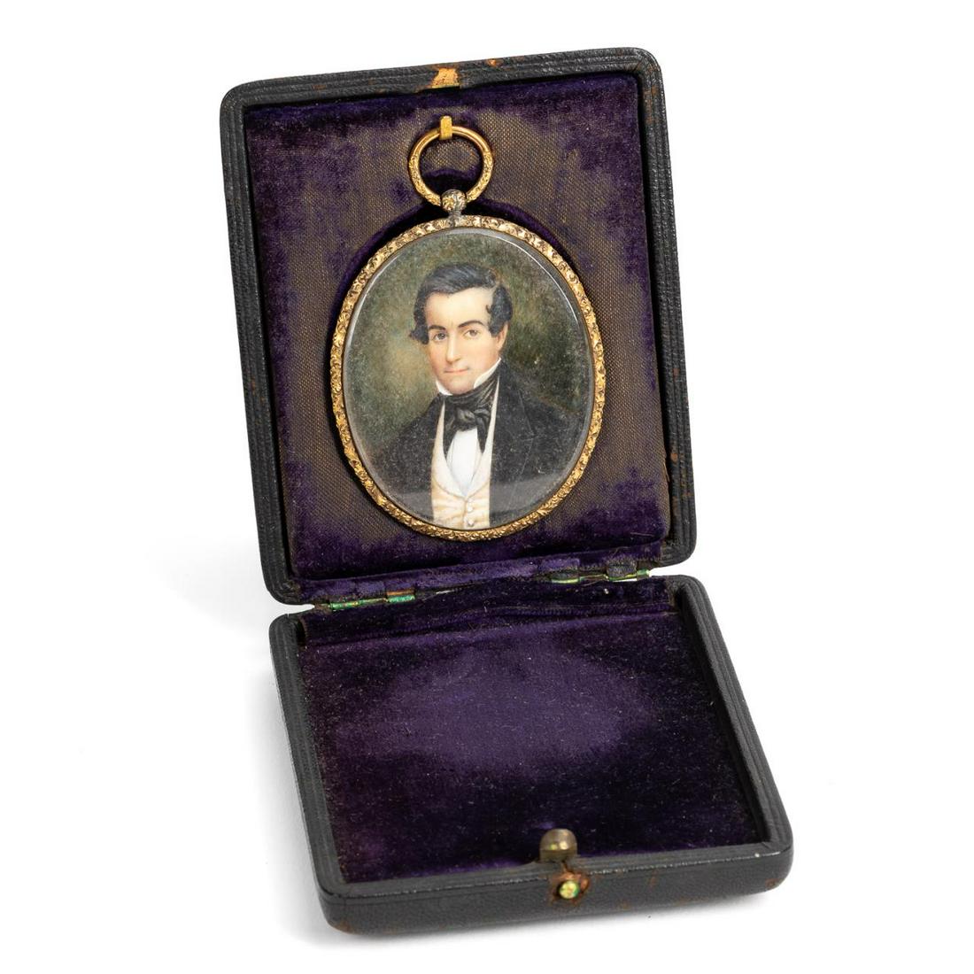 JAMES MONGIN SMITH PORTRAIT MINIATURE, 1821 (1 of 5)