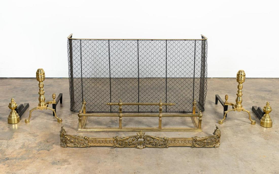 COLONIAL WILLIAMSBURG & ASST. FIREPLACE ACCS., 7PC (1 of 6)