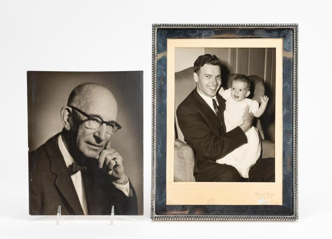 TWO BLACK & WHITE FRAMED PHOTOGRAPHS, 1 FRAME (1 of 6)