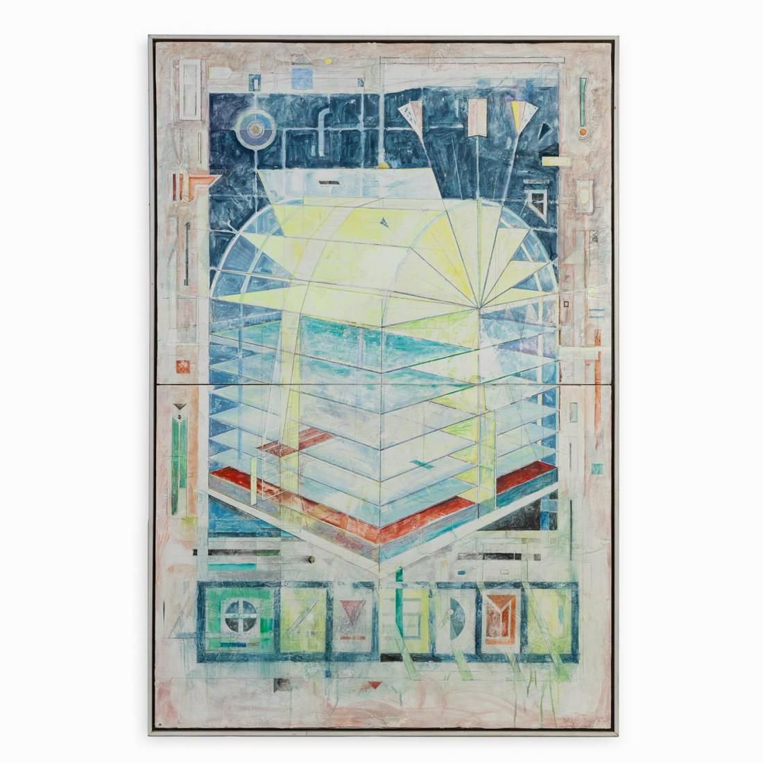 B. HARRINGTON "THE LIME VAULT" LARGE MIXED MEDIA (1 of 9)