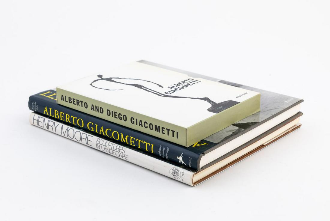 THREE BOOKS, GIACOMETTI BROTHERS & HENRY MOORE (1 of 5)