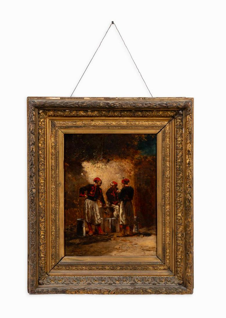 WILFRID CONSTANCE BEAUQUESNE, ZOUAVE SOLDIERS 1883 (1 of 5)