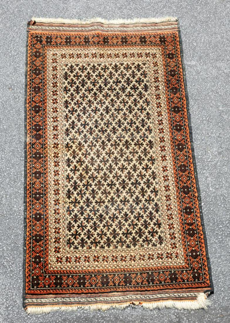 HAND KNOTTED AFGHAN BALUCH RUG, 5 x 3 (1 of 5)