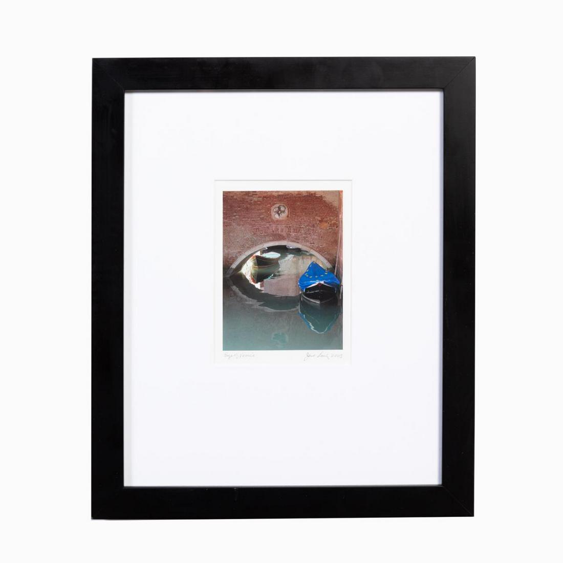 AMERICAN SCHOOL, "EYE OF VENICE" COLOR PHOTOGRAPH (1 of 3)