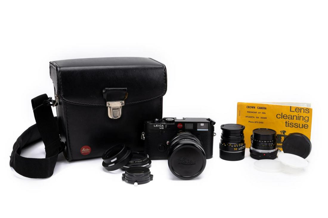 (11 PC) LEICA M6 RANGEFINDER CAMERA OUTFIT (1 of 12)