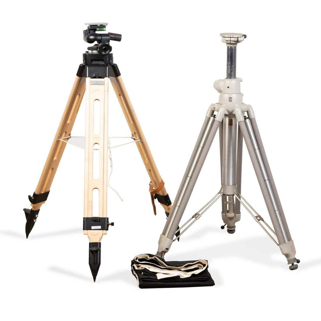 (3 PCS) TWO CAMERA TRIPODS, LINHOF AND ZONE VI (0110) on Jun 09, 2022