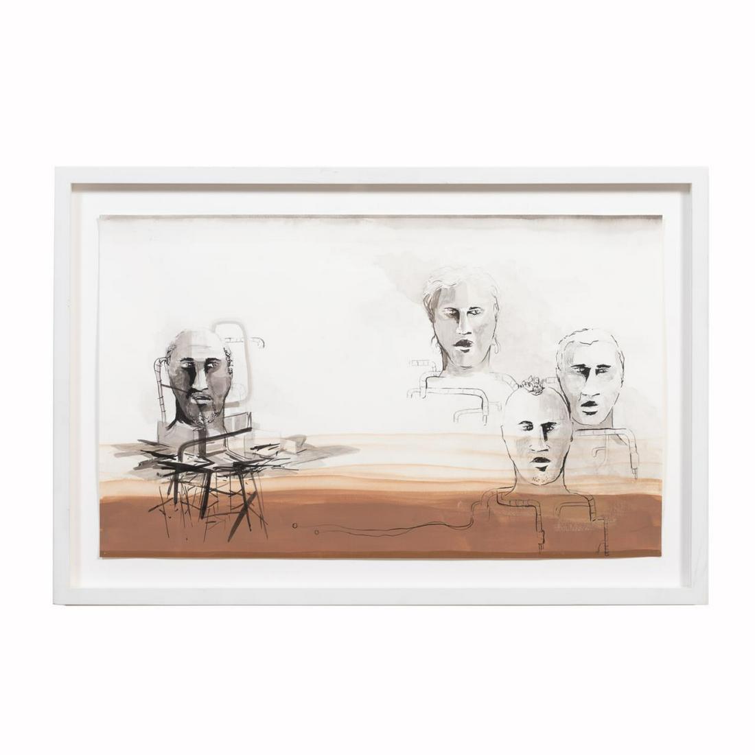 KOJO GRIFFIN, FLOATING HEADS & PIPES, M/M ON PAPER (1 of 5)