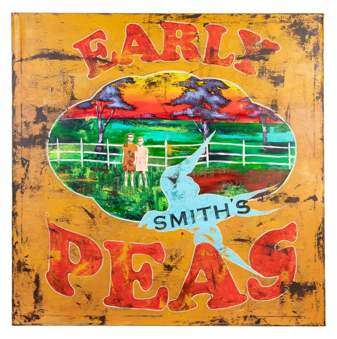 CEDRIC SMITH "EARLY PEAS" LARGE MM & O/C 2002 (1 of 5)
