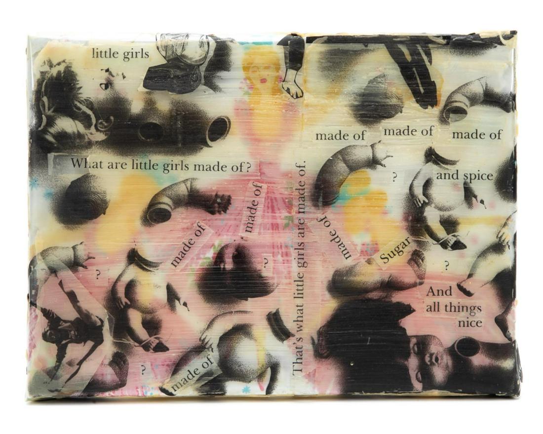 LARSON, COLLAGE OF BABY DOLL PARTS, M/M ON CANVAS (1 of 9)