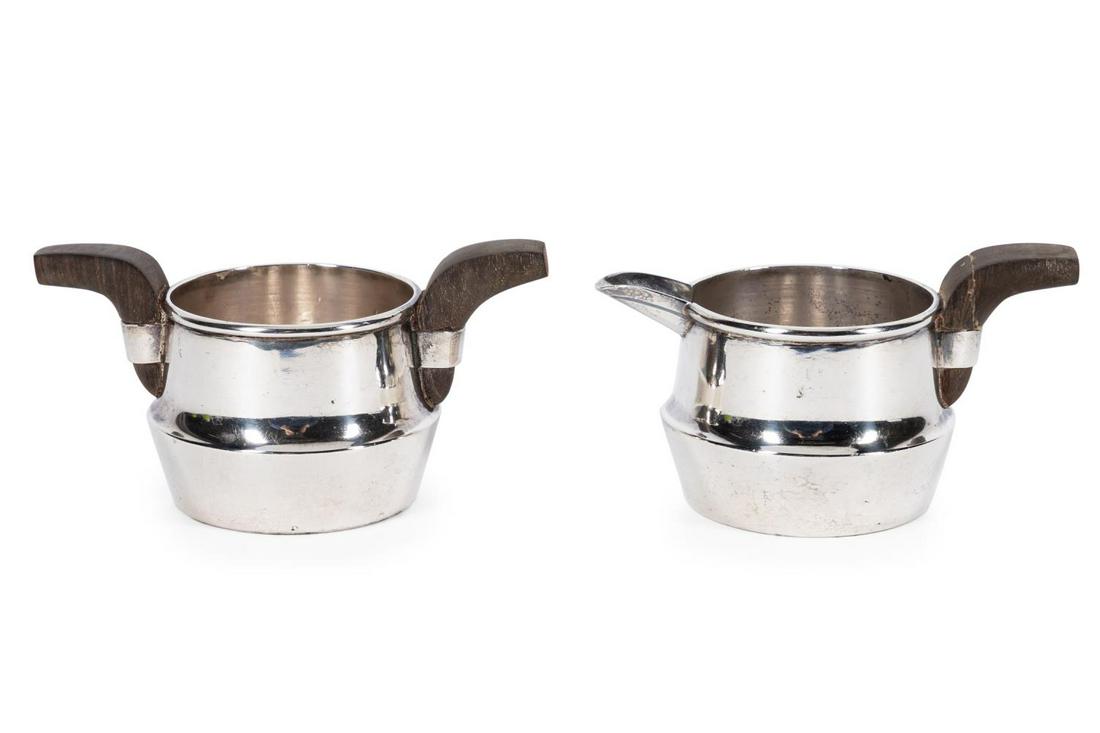 WILLIAM SPRATLING SILVER "VOLTEO" SUGAR & CREAMER (1 of 7)