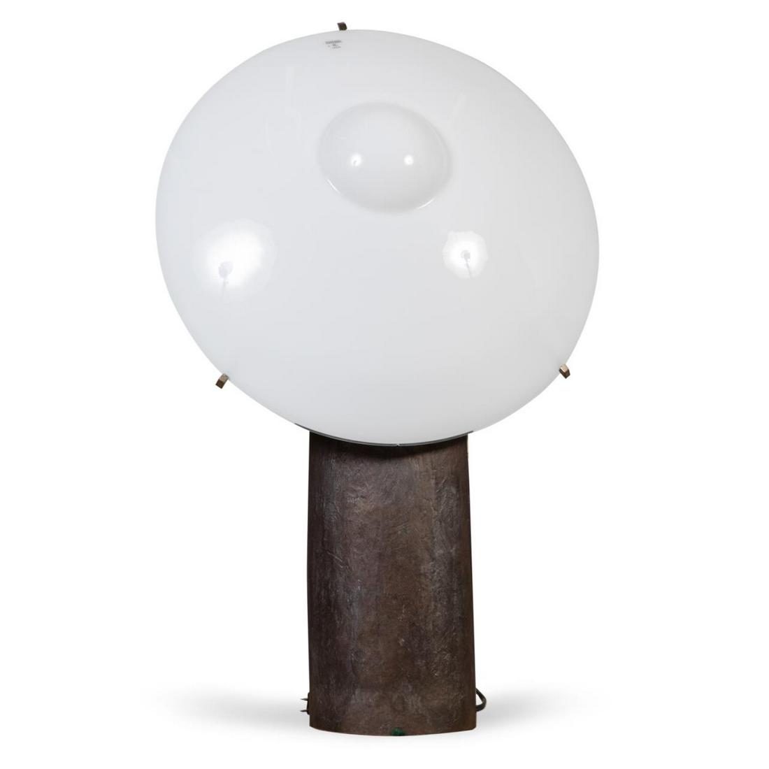 VETRI MURANO GLASS LAMP SHADE ON BRONZE BASE (1 of 8)