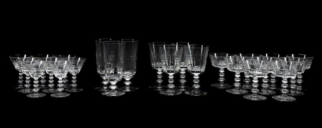 SELECTION OF ROCK-SHARPE CRYSTAL STEMWARE, 24PC (1 of 4)