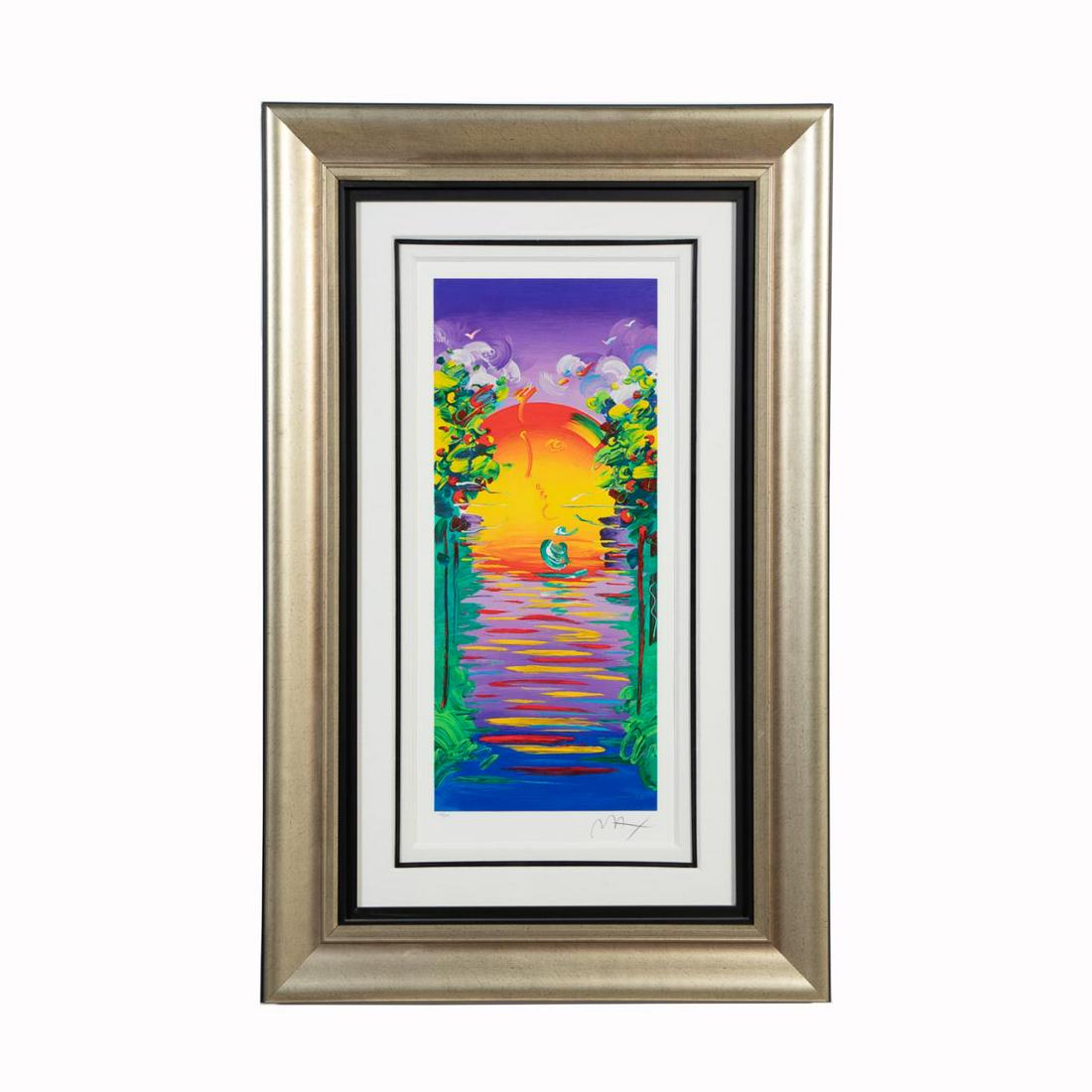 PETER MAX SERIGRAPH ON PAPER "BETTER WORLD (1 of 4)