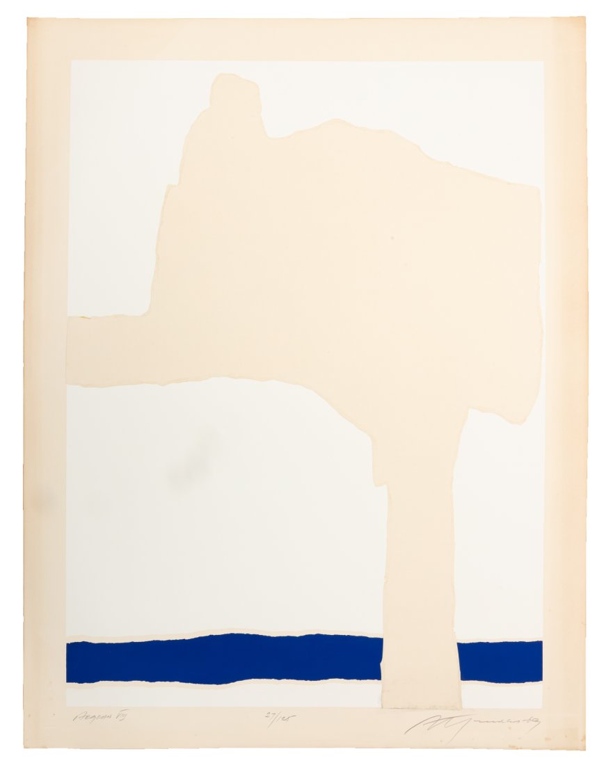 ADJA YUNKERS LITHOGRAPH COLLAGE, AEGEAN VIII,1969 (1 of 7)