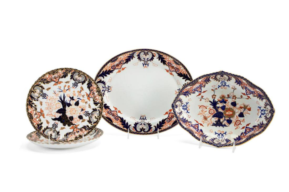 ROYAL CROWN DERBY IMARI PALETTE TABLEWARE, 4PC (1 of 8)