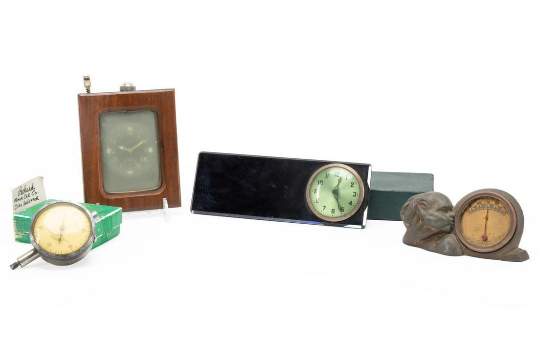 PACKARD MOTOR DIAL AND ASSORTED COLLECTIBLES, 4PC (1 of 6)