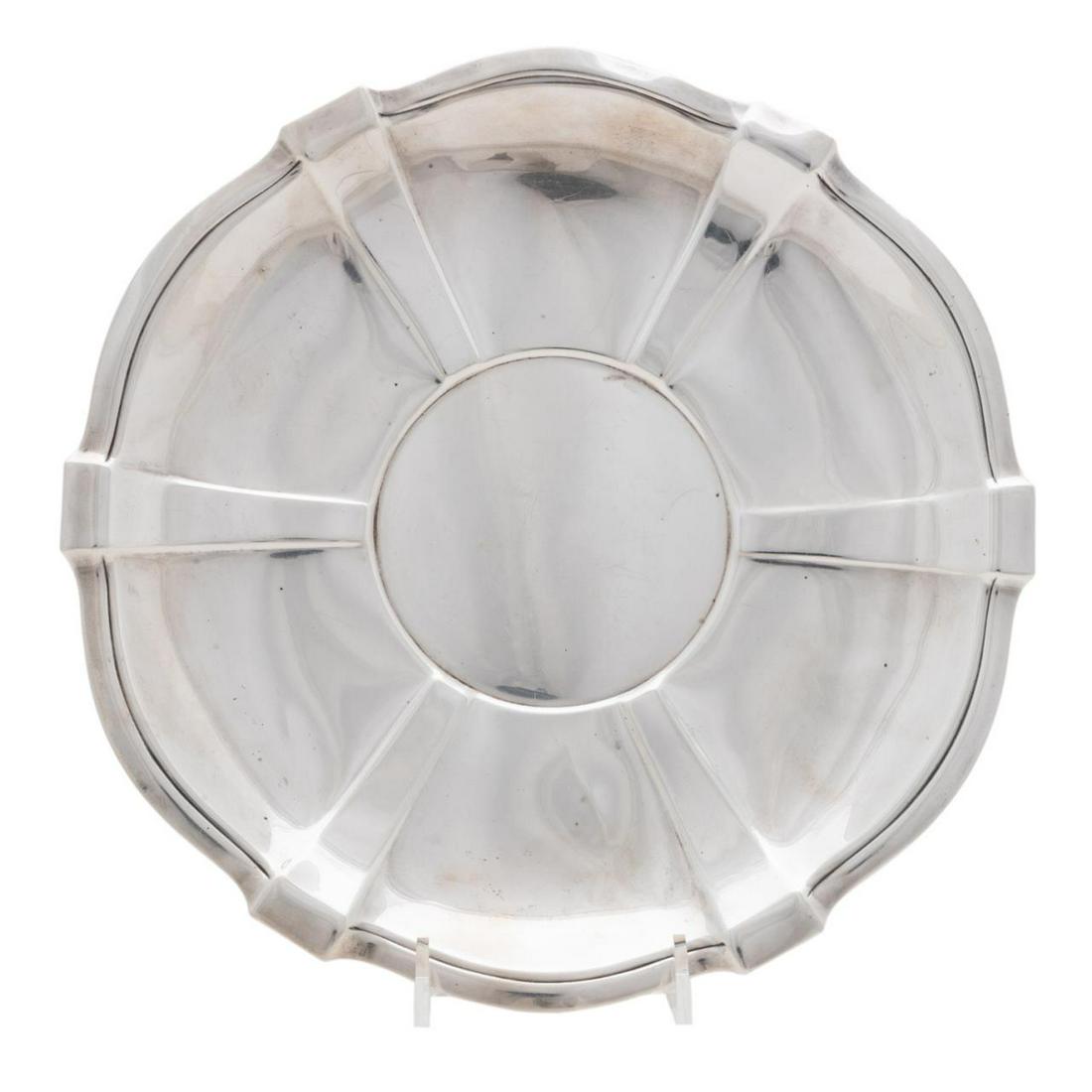 GORHAM ART DECO STYLE STERLING PLATTER/UNDERPLATE (1 of 4)