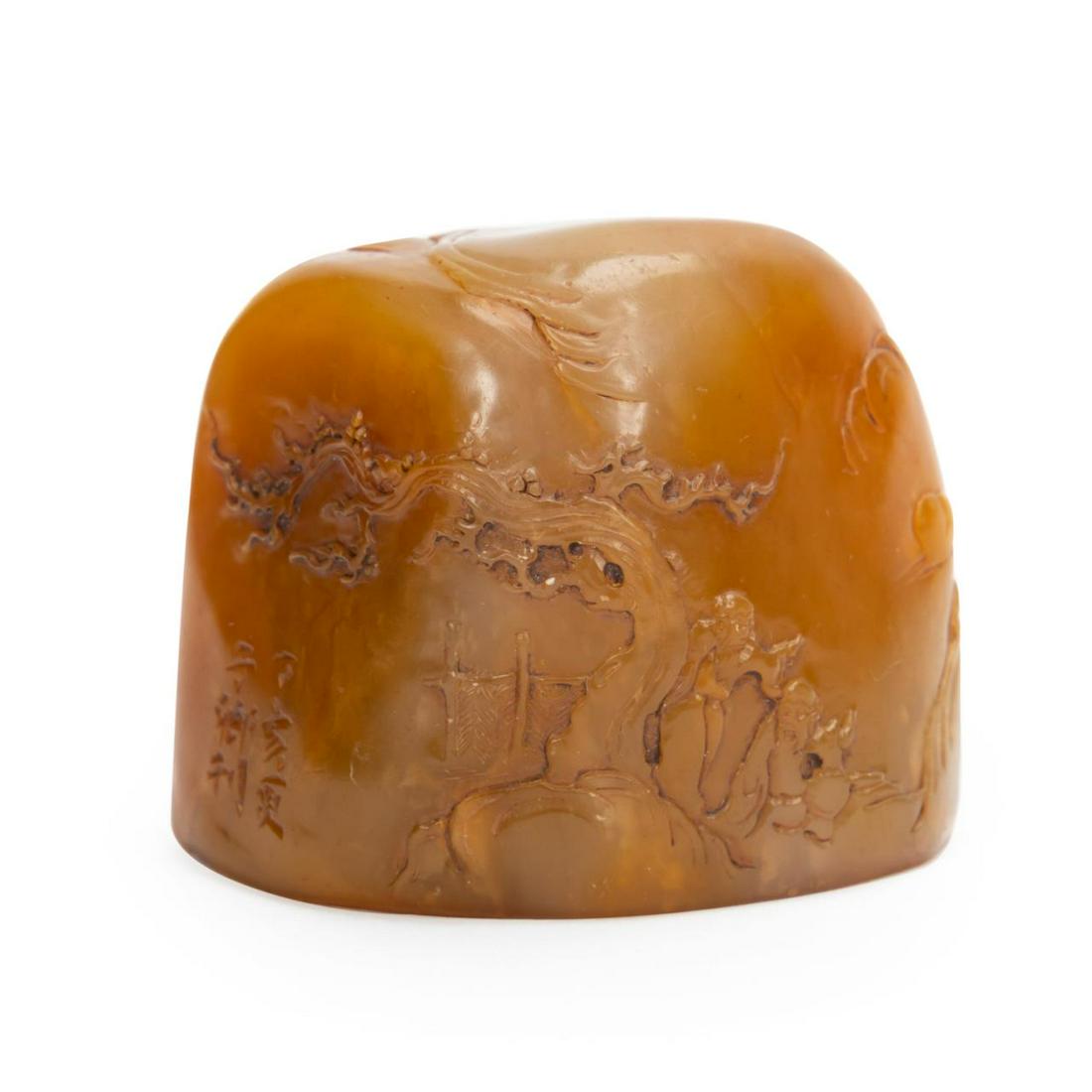 CHINESE CARVED TIANHUANG STONE SEAL (1 of 5)