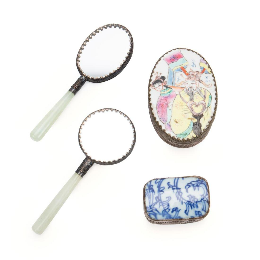 GROUP OF FOUR CHINESE DRESSER ACCESSORIES (1 of 10)