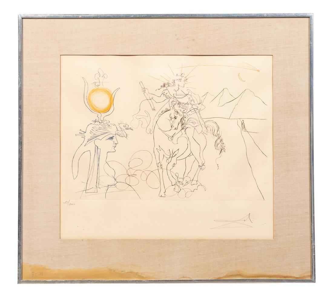 SALVADOR DALI, "CAESAR AND CLEOPATRA", 13/1000 (1 of 6)