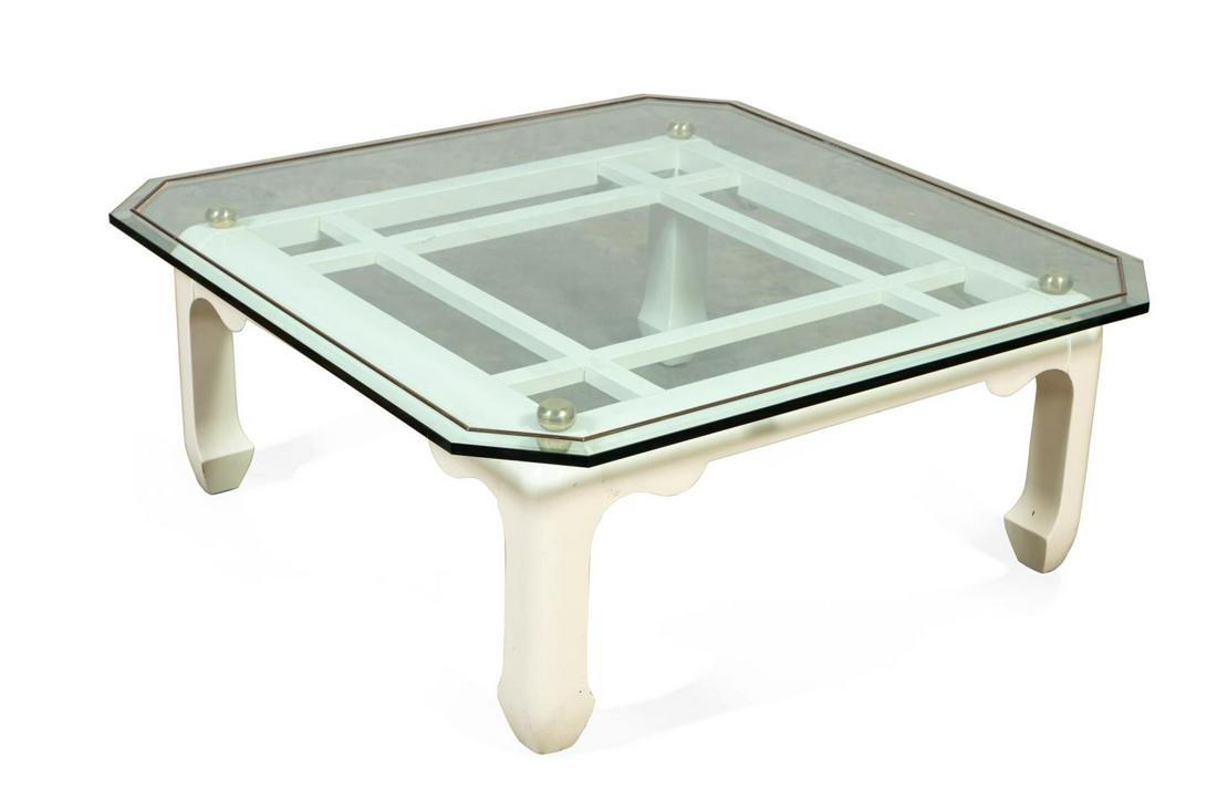 HOLLYWOOD REGENCY STYLE MING COFFEE TABLE (1 of 6)