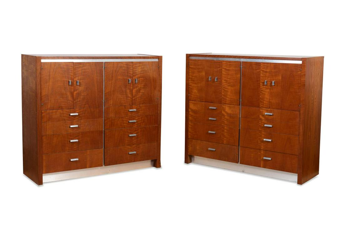 PAIR OF MID-CENTURY FOUNDERS GENTLEMAN’S CABINETS (1 of 5)