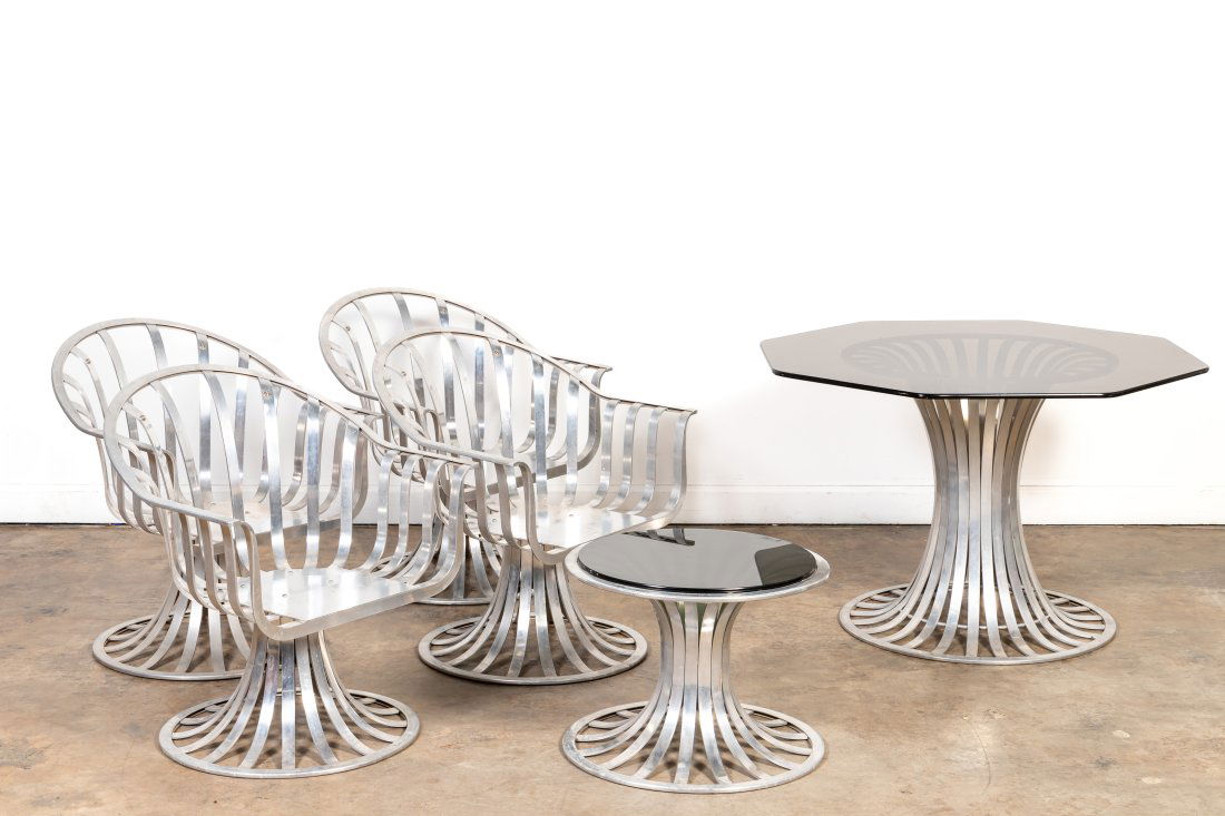 6PCS RUSSELL WOODARD ALUMINUM PATIO FURNITURE (1 of 7)