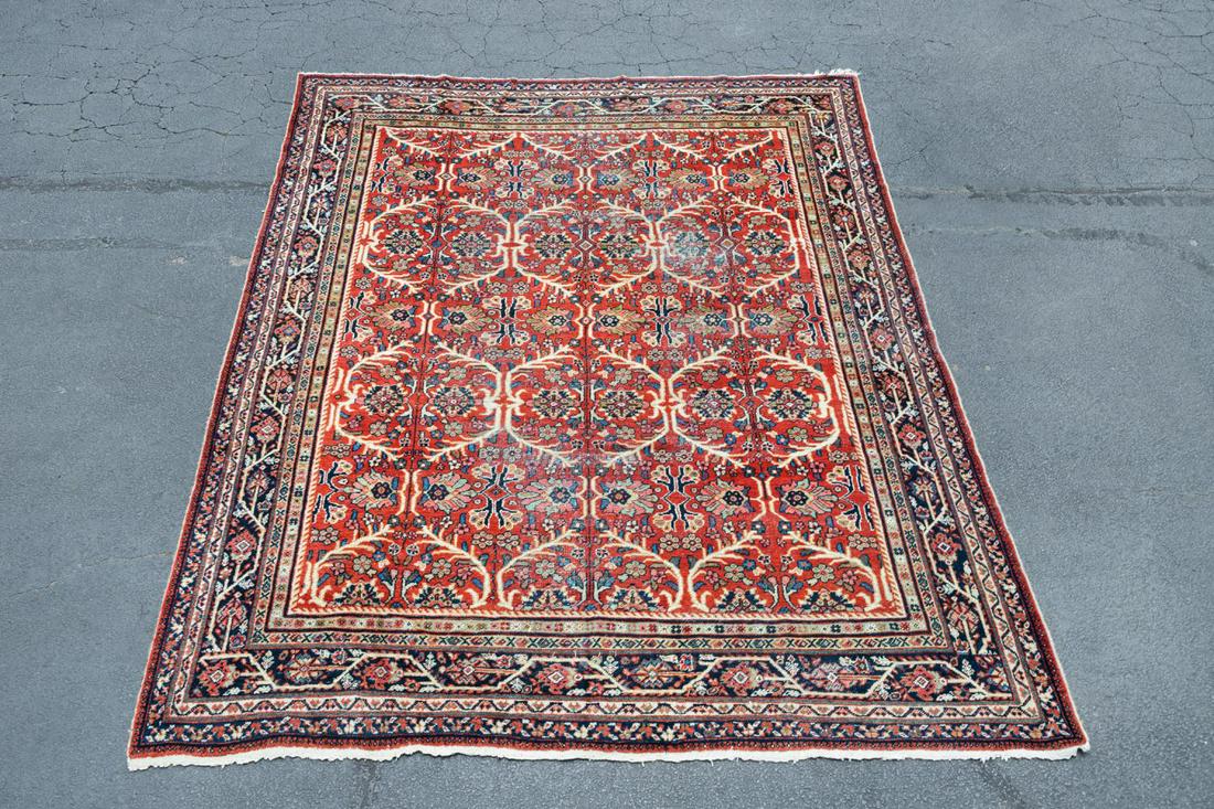 HAND KNOTTED PERSIAN MAHAL, 12 x 8 (1 of 5)